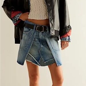 We The Free Bare With Me Jean Skirt